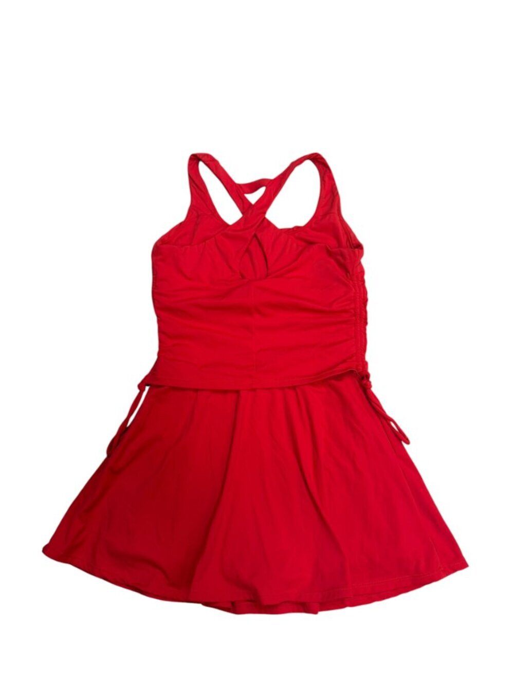 HALARA Red Racerback Mini Dress - Picture 3 of 6